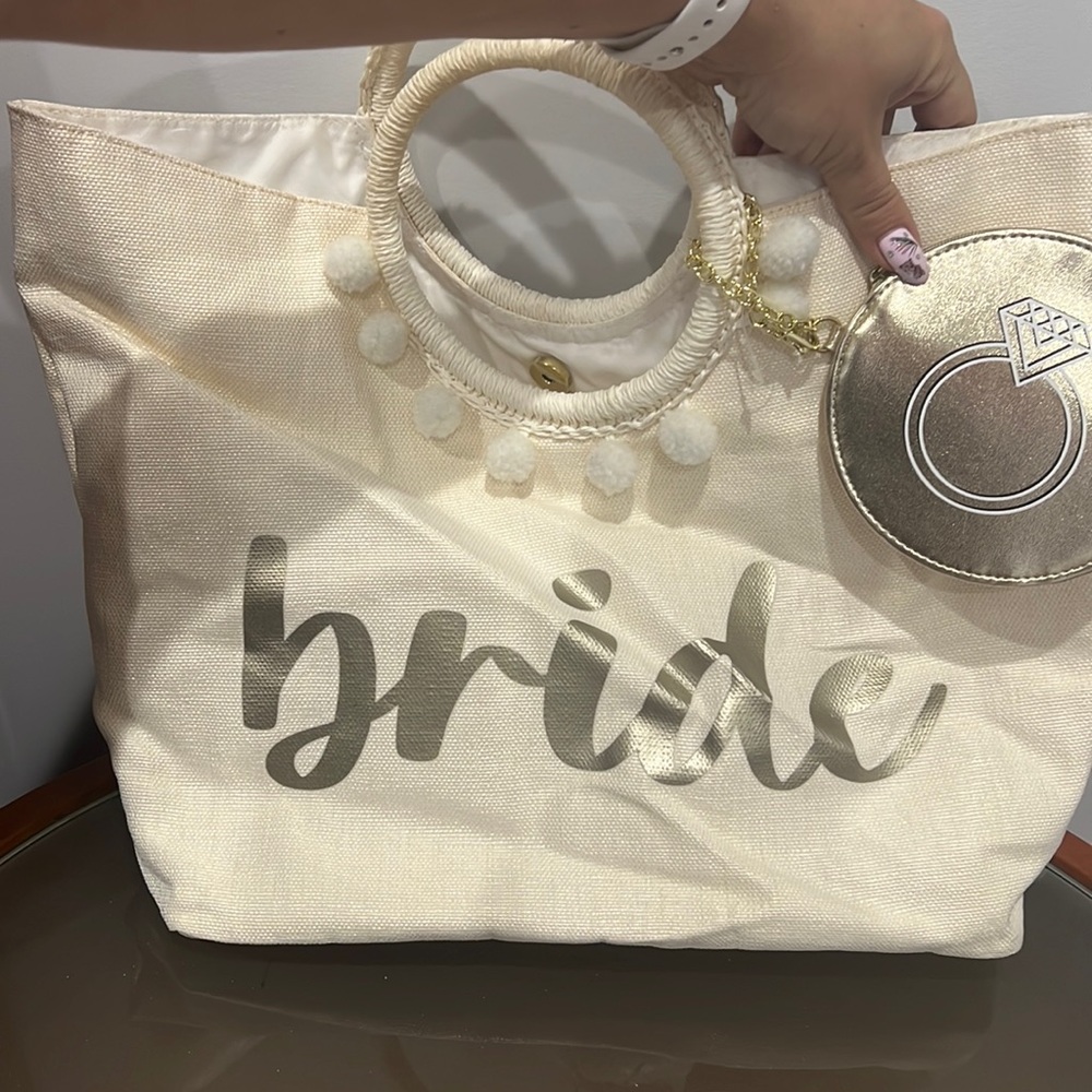 Bride beach bag